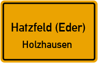 Straßen in Hatzfeld (Eder) Holzhausen