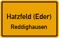 Straßen in Hatzfeld (Eder) Reddighausen