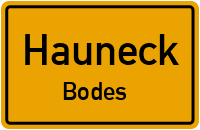 Bödweg in HauneckBodes