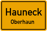 Straßenverzeichnis Hauneck Oberhaun