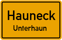 Hauptstraße in HauneckUnterhaun