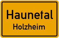 Alte Heeresstraße in HaunetalHolzheim
