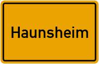 Wo liegt Haunsheim?