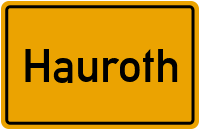 City Sign Hauroth