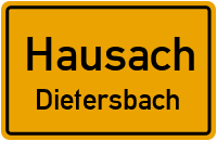Dammstraße in HausachDietersbach