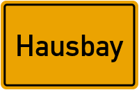 Ortsschild von Gemeinde Hausbay in Rheinland-Pfalz