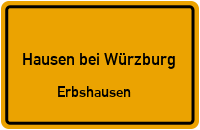 Kiesberg in 97262 Hausen bei Würzburg (Erbshausen)