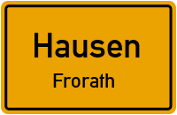 Rosenstraße in HausenFrorath