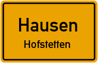 Am Hüttenberg in HausenHofstetten