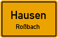 Waldstraße in HausenRoßbach