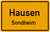 Rhönstraße in HausenSondheim