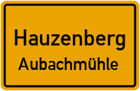 Straßenverzeichnis Hauzenberg Aubachmühle