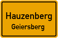Straßenverzeichnis Hauzenberg Geiersberg