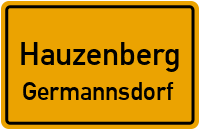 Hauptstraße in HauzenbergGermannsdorf