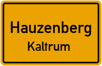 Straßenverzeichnis Hauzenberg Kaltrum