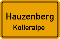 Straßenverzeichnis Hauzenberg Kolleralpe