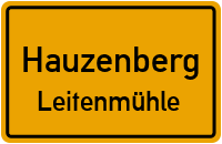 Straßenverzeichnis Hauzenberg Leitenmühle