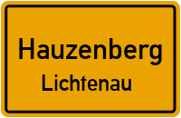 Straßenverzeichnis Hauzenberg Lichtenau