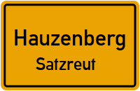 Straßenverzeichnis Hauzenberg Satzreut