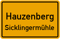 Straßenverzeichnis Hauzenberg Sicklingermühle