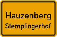 Straßenverzeichnis Hauzenberg Stemplingerhof
