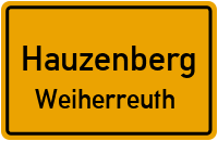 Weiherfeldstraße in HauzenbergWeiherreuth