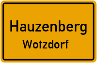 Hunabergstraße in HauzenbergWotzdorf