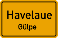 Straße Am Neubau in HavelaueGülpe