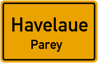 Pareyer Dorfstraße in HavelaueParey