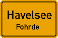 Chausseestraße in HavelseeFohrde