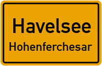 Alte Dammstraße in HavelseeHohenferchesar