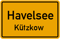 Fährstraße in HavelseeKützkow