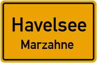 Marzahner Straße in 14798 Havelsee (Marzahne)