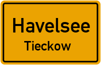 Alte Tieckower Straße in HavelseeTieckow