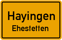 Hauptstraße in HayingenEhestetten