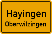Straßen in Hayingen Oberwilzingen