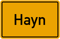 Hayn in Sachsen-Anhalt