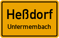 Ziehweg in HeßdorfUntermembach