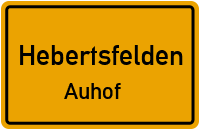 Straßenverzeichnis Hebertsfelden Auhof