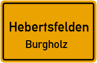 Straßenverzeichnis Hebertsfelden Burgholz