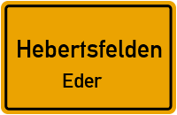 Straßenverzeichnis Hebertsfelden Eder