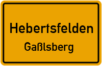 Straßenverzeichnis Hebertsfelden Gaßlsberg