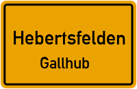 Straßenverzeichnis Hebertsfelden Gallhub