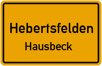 Straßenverzeichnis Hebertsfelden Hausbeck