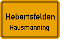 Straßenverzeichnis Hebertsfelden Hausmanning