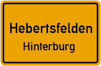 Straßenverzeichnis Hebertsfelden Hinterburg