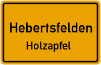 Straßenverzeichnis Hebertsfelden Holzapfel