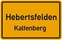 Straßenverzeichnis Hebertsfelden Kaltenberg