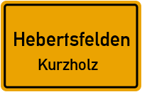 Kurzholz in HebertsfeldenKurzholz