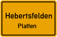 Straßenverzeichnis Hebertsfelden Platten